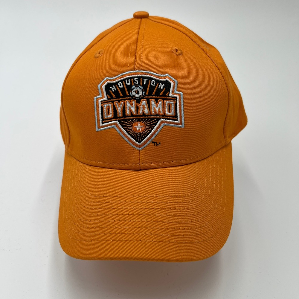 Houston Dynamo MLS Orange Baseball Cap One Size Fits All Cotton‎